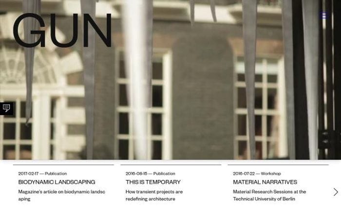 Gunarq website preview