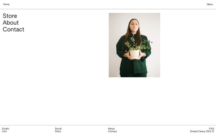 Sinead cleary website preview