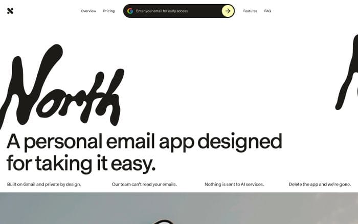 North website preview