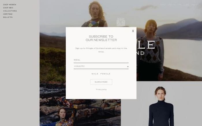 Pringlescotland website preview