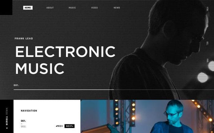 Franklead website preview