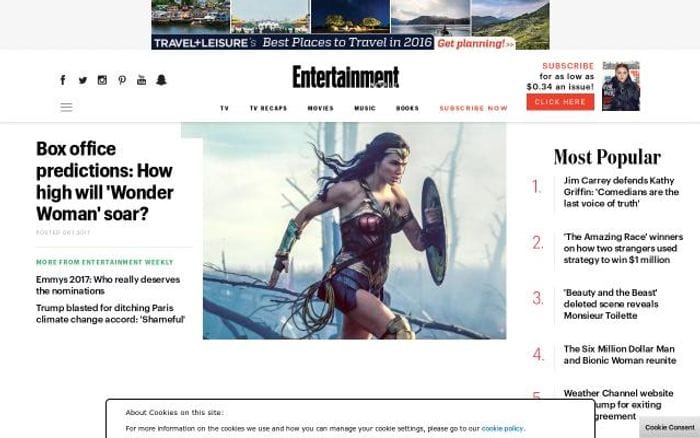 Ew website preview