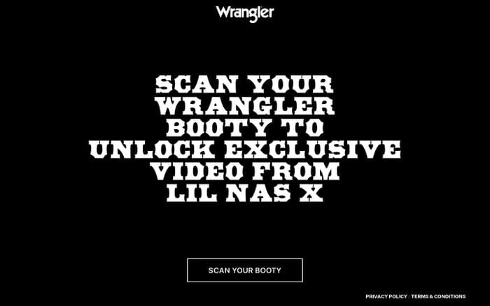 WRANGLERONMYBOOTY website preview