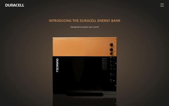 Duracellenergybank website preview