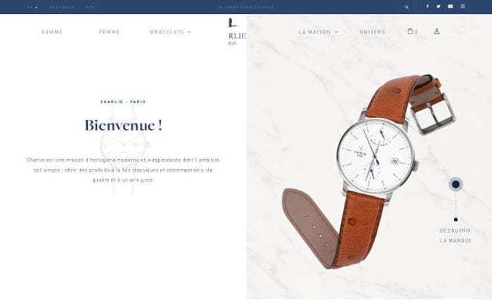 Charlie-paris website preview
