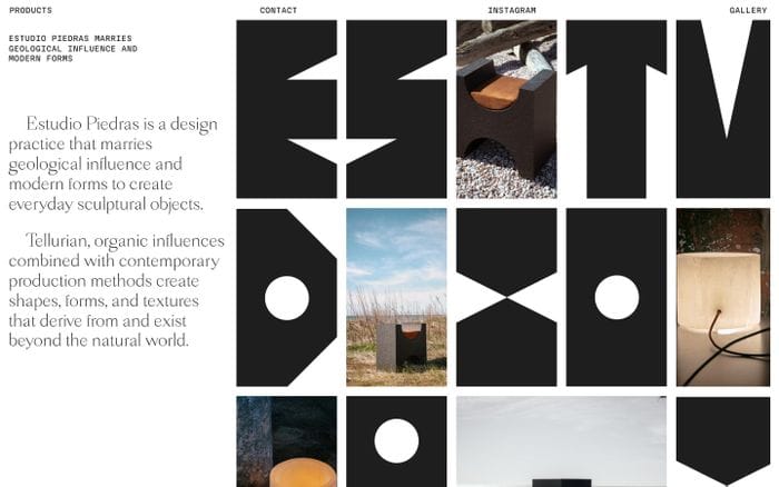 Estudio Piedras website preview