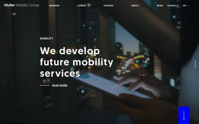 Moller website preview