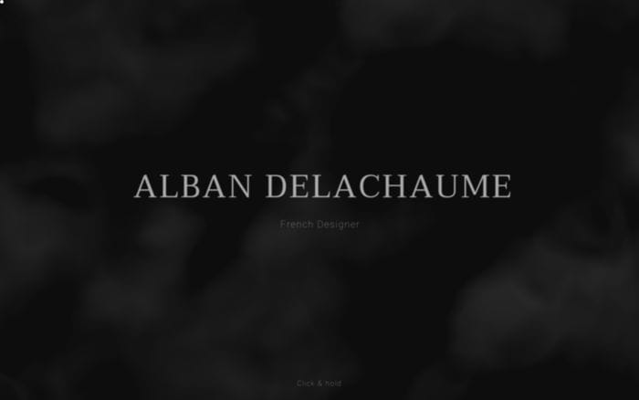 Alban Delachaume - Creative Designer website preview