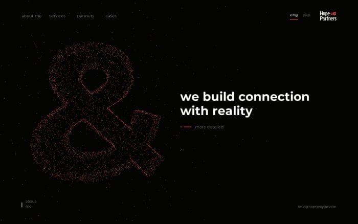 Hope&Partners website preview