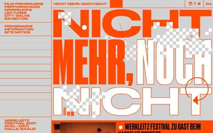 Werkleitz website preview