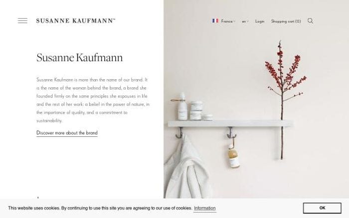Susannekaufmann website preview