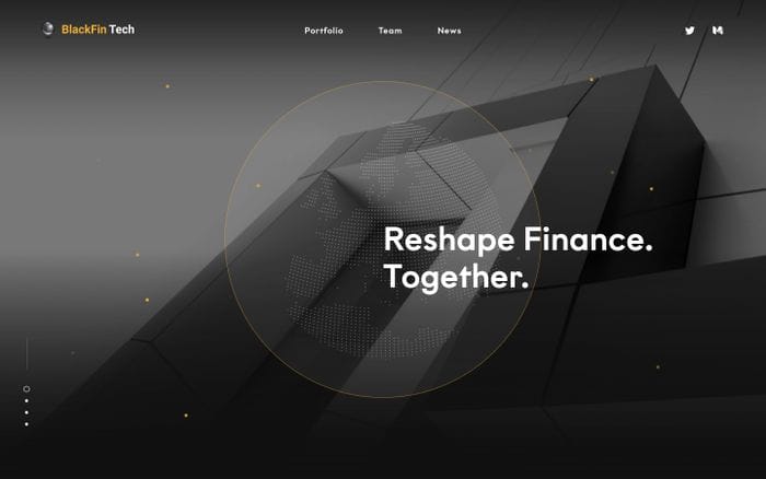 BlackFin Tech website preview