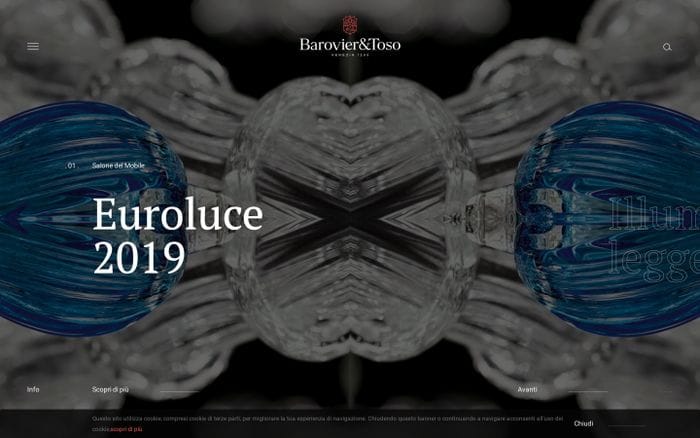  Barovier & Toso website preview