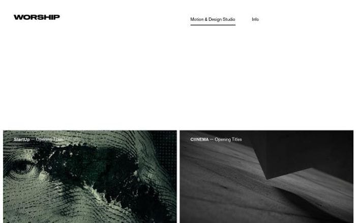 Worship website preview
