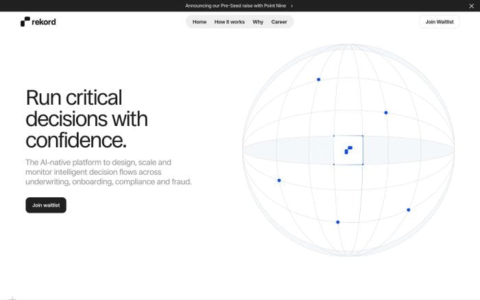 Rekord website preview
