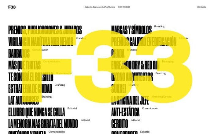 Fundacion33 website preview
