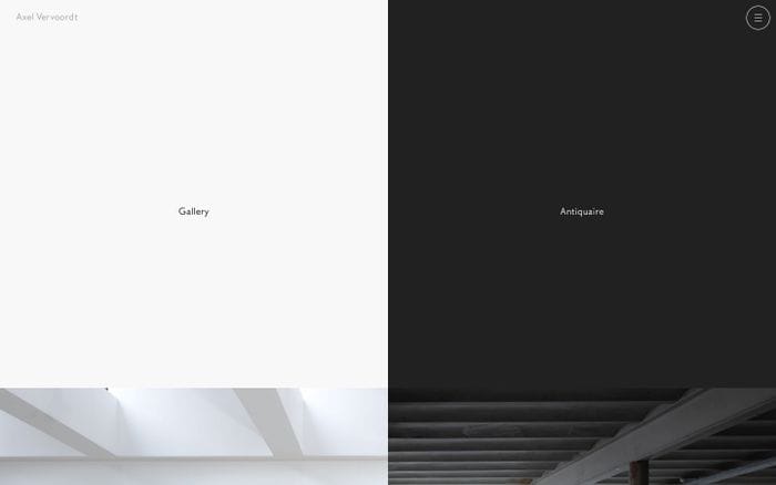 Axel Vervoordt website preview