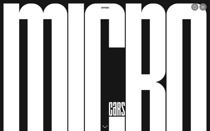 Microcars website preview