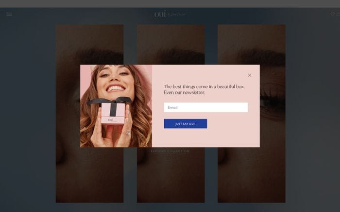 Oui by Jean Dousset website preview