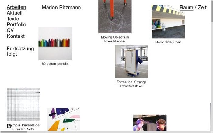 Marionritzmann website preview