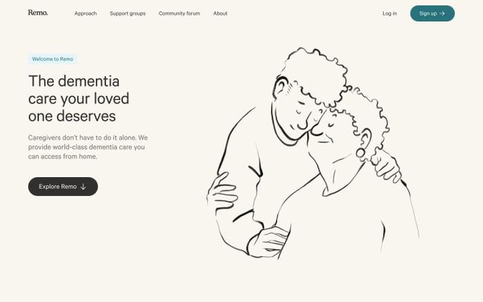 Remo Health website preview