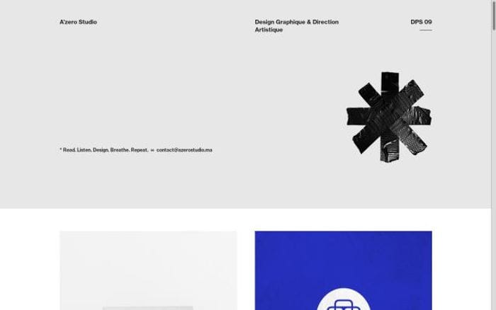 Azerostudio website preview