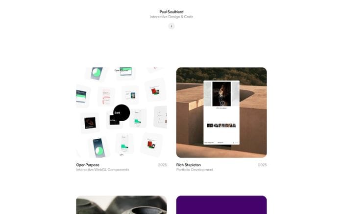 Paul Soulhiard website preview