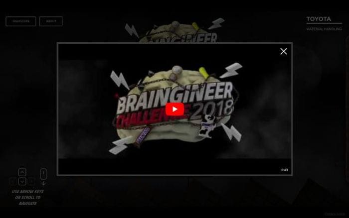 Braingineerchallenge website preview
