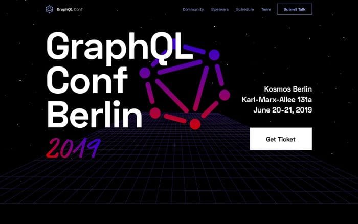 GraphQL Conf - Berlin 2019 website preview