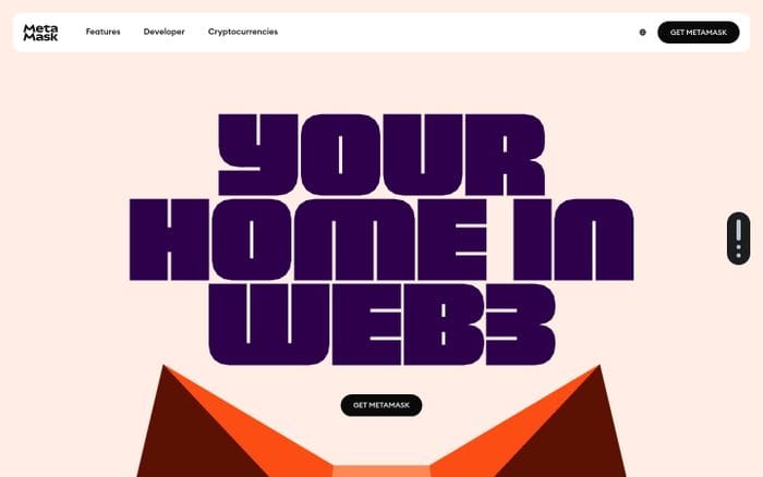MetaMask website preview