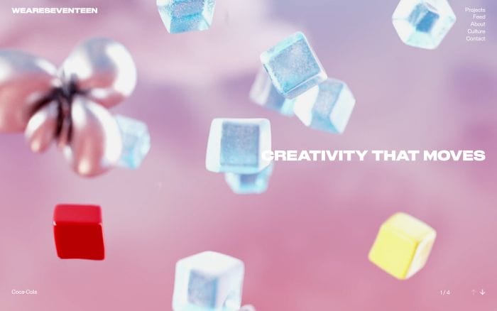 Weareseventeen website preview