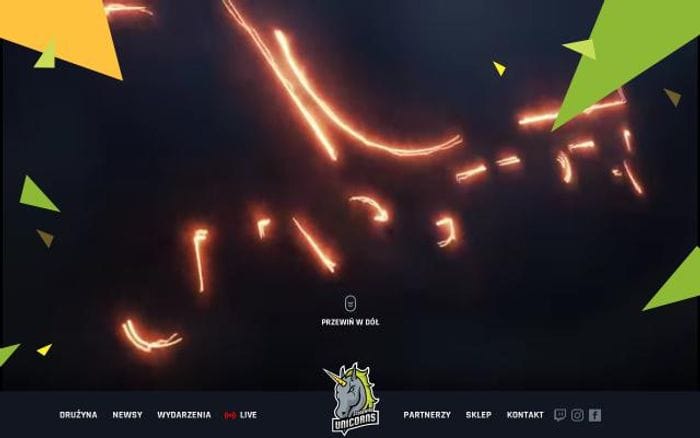 Unicorns website preview
