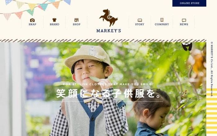 Markeys website preview