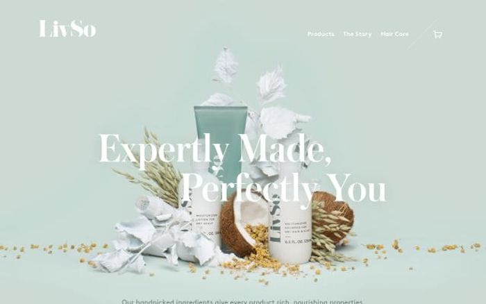 Livso website preview