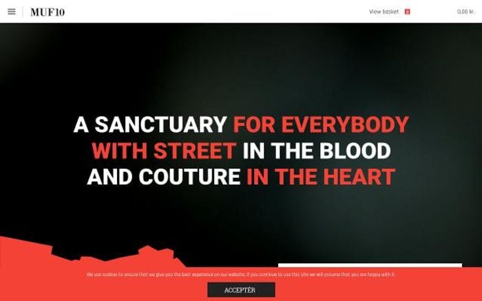Muf10 website preview