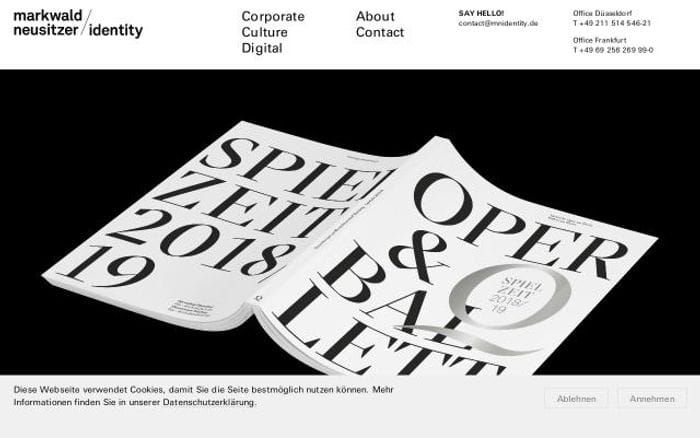 Mnidentity website preview