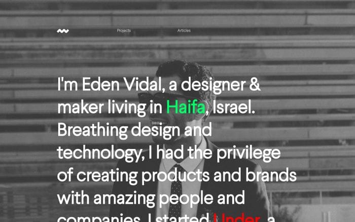 Eden Vidal website preview