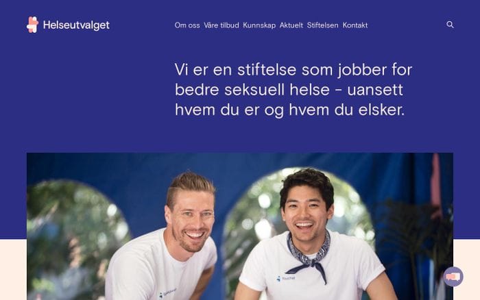 Helseutvalget - Bedre seksuell helse siden 1983 website preview