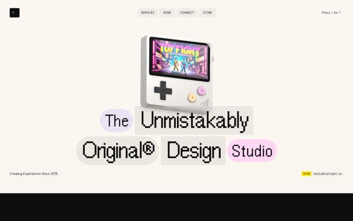 ToyFight website preview