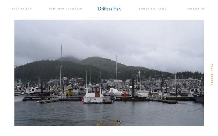 Driftersfish website preview