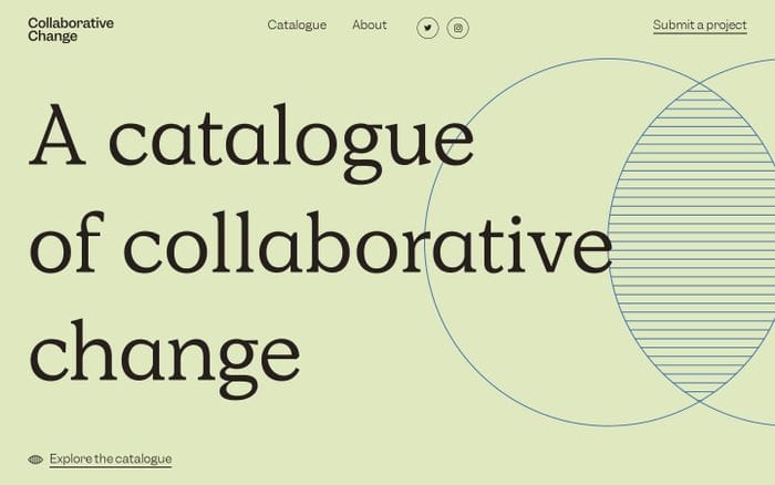 Collaborative Change website preview