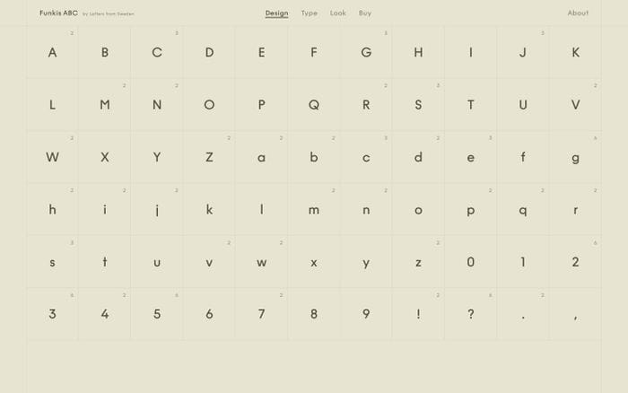 Funkis ABC website preview