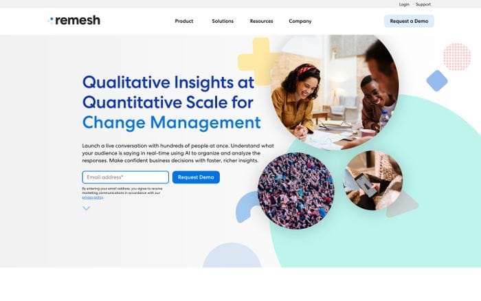 Remesh website preview
