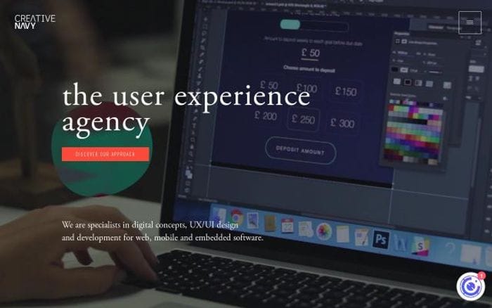 Interface-design website preview