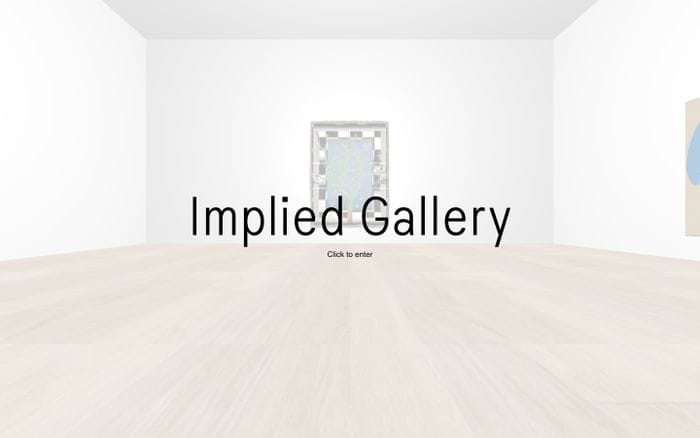 Implied Gallery website preview