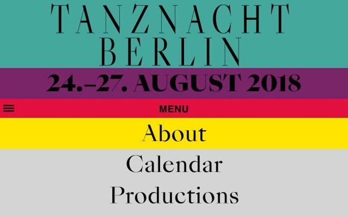 Tanznachtberlin website preview