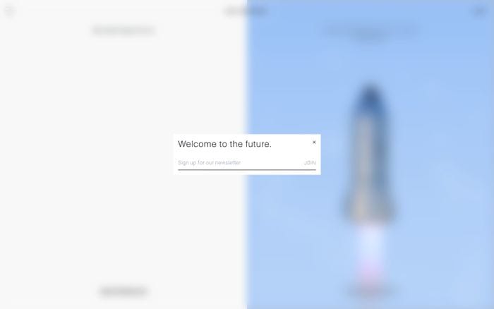 Air Company website preview