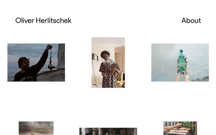 Oliverherlitschek website preview