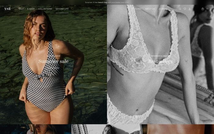 Yse Paris website preview