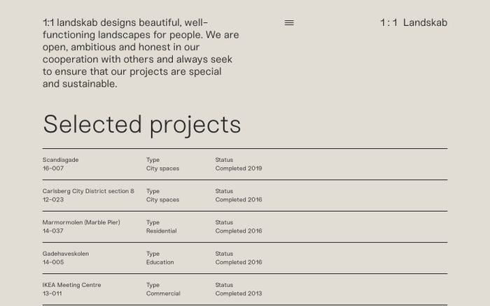1til1landskab.dk website preview